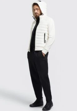 Khujo Bolt Shiny - Chaqueta De Entretiempo - Cremeweiß -Moda Tienda b7a98557b71c46afa3acbc30a9472553