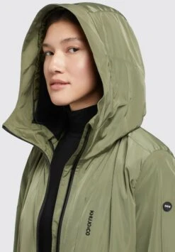 Khujo Mantel Ging - Abrigo Corto - Olivgrün -Moda Tienda ba0d5403ffc54ad9b505ab6843fc9f51