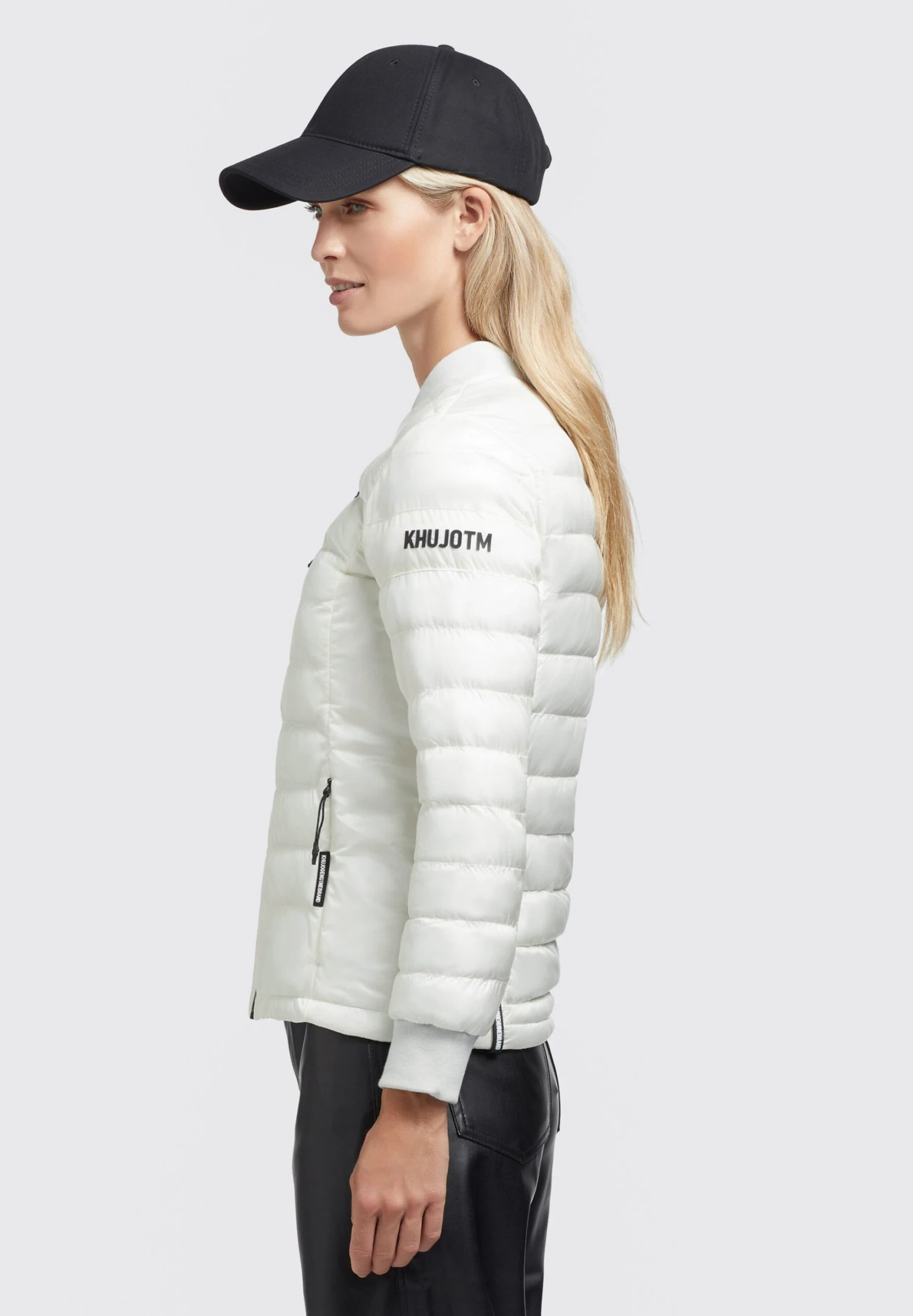 Khujo Maude Shiny - Chaquetas Bomber - Cremeweiß 7 Khujo Maude Shiny - Chaquetas Bomber - Cremeweiß - Image 5