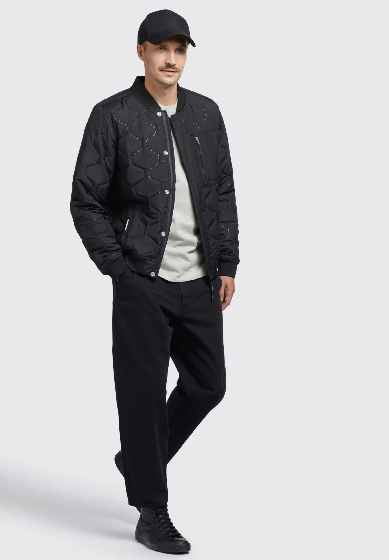 Khujo Carlson - Chaqueta De Entretiempo - Schwarz 6 Khujo Carlson - Chaqueta De Entretiempo - Schwarz - Image 4