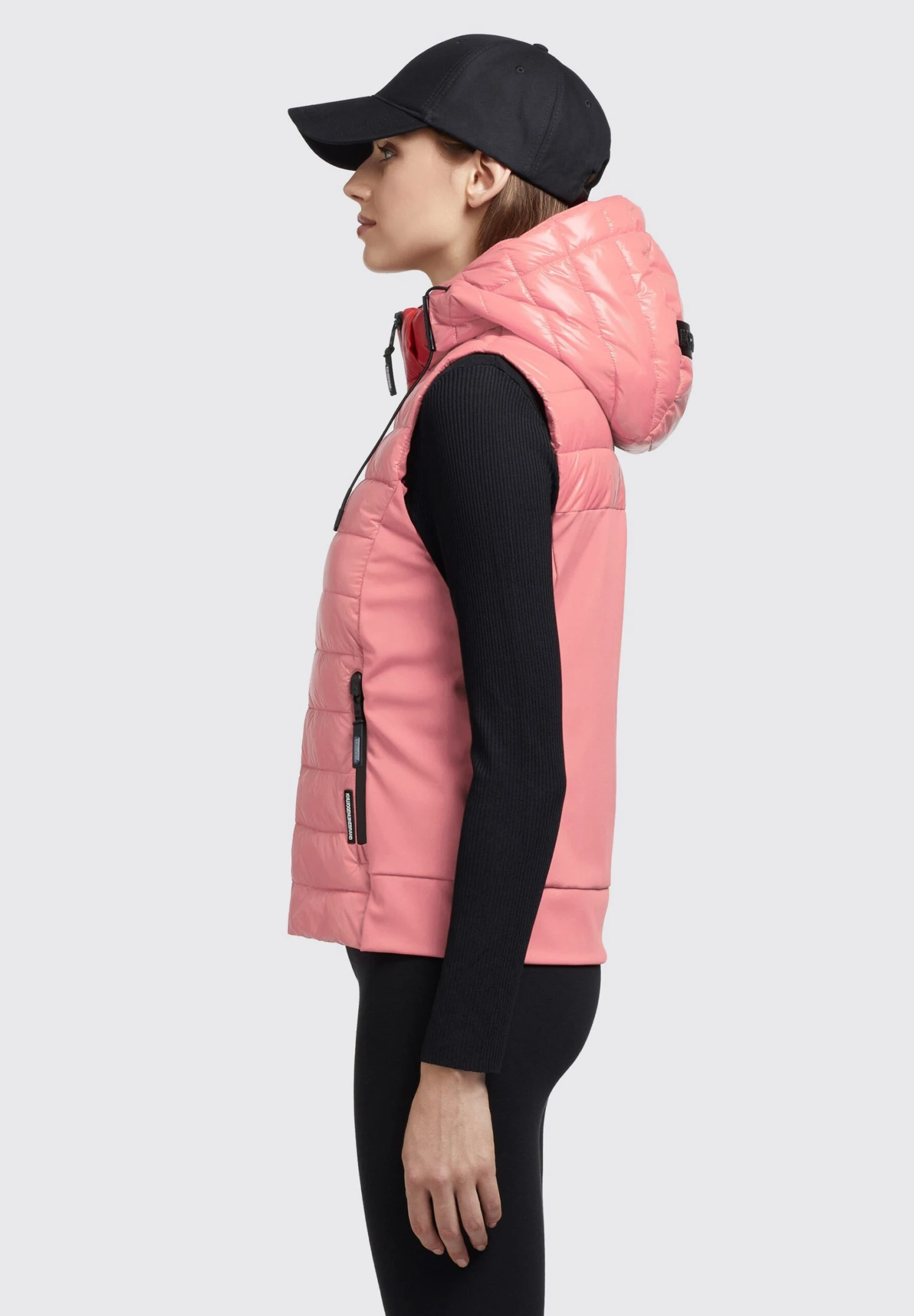 Khujo Fabia Shiny - Chaleco - Rosa 7 Khujo Fabia Shiny - Chaleco - Rosa - Image 5