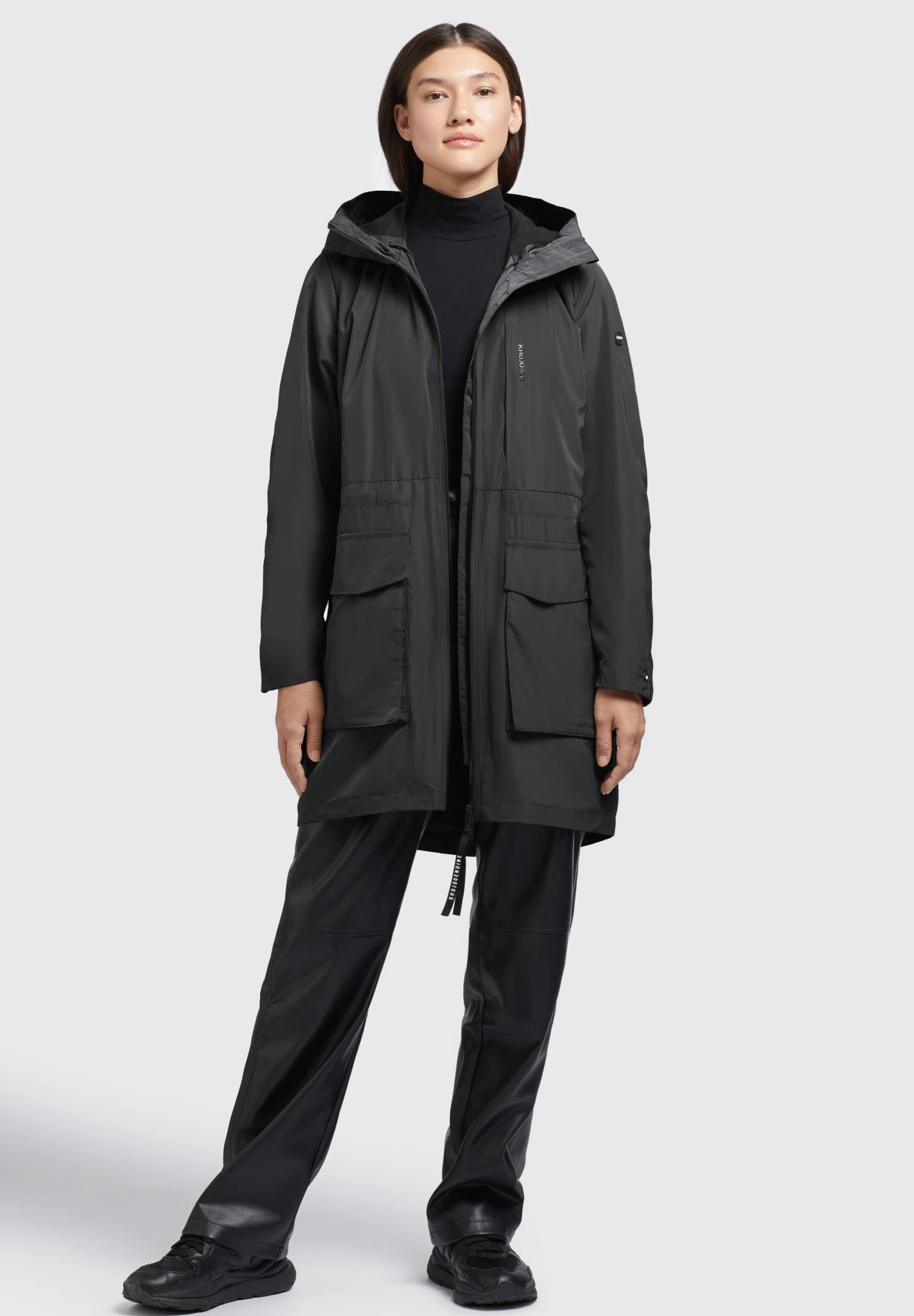 Khujo Mantel Ging - Abrigo Corto - Schwarz 4 Khujo Mantel Ging - Abrigo Corto - Schwarz - Image 2