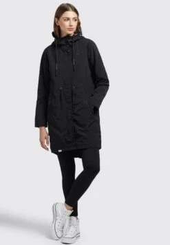 Khujo Adda - Abrigo Corto - Schwarz -Moda Tienda d1281d78b1fd487db2ffa03884b42344