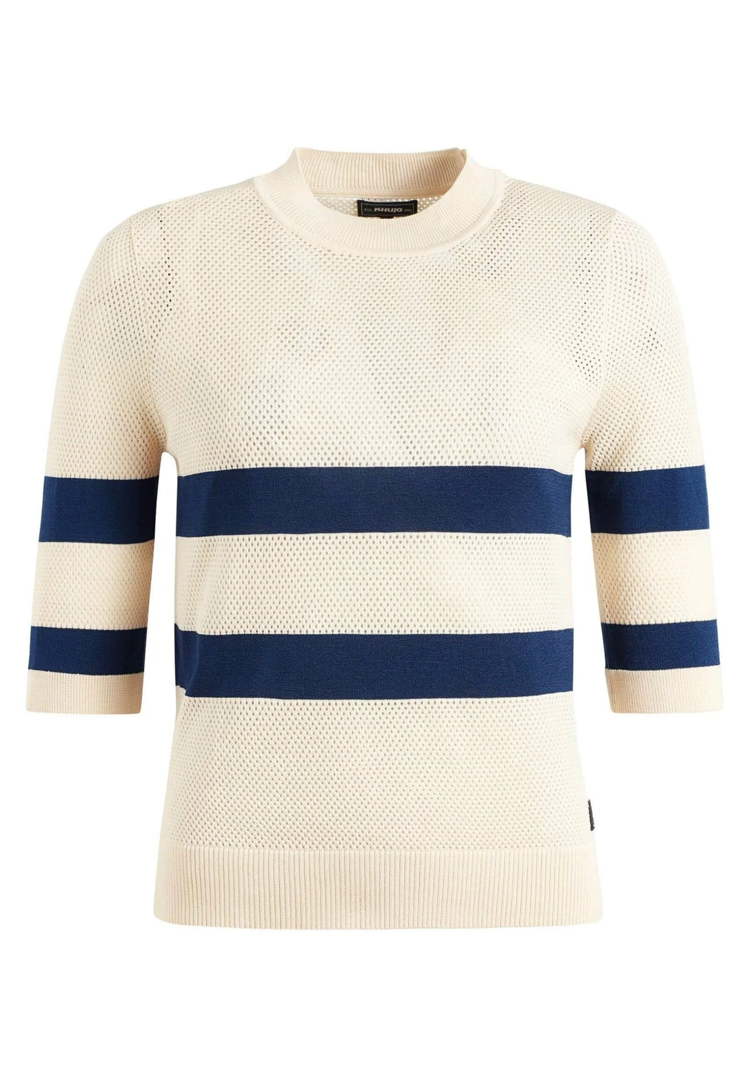 Khujo Chumane - Camiseta Estampada - Sand/Dark Blue 10 Khujo Chumane - Camiseta Estampada - Sand/Dark Blue - Image 8