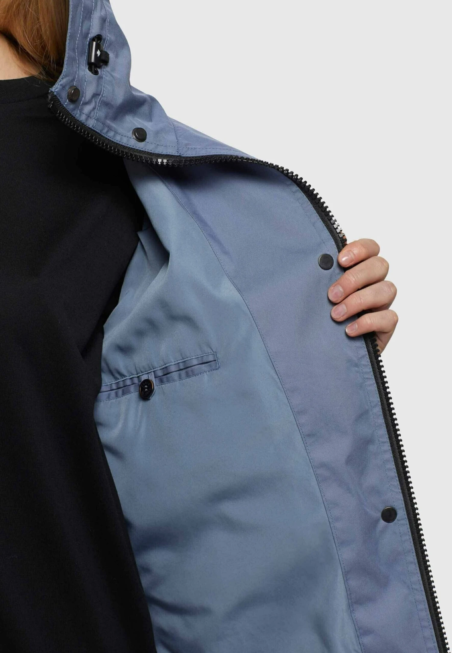 Khujo Frips - Chaqueta De Entretiempo - Blau 7 Khujo Frips - Chaqueta De Entretiempo - Blau - Image 5