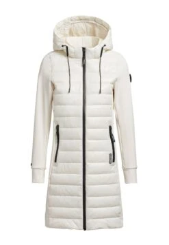 Khujo Ruth Shiny - Abrigo De Invierno - Cremeweiß -Moda Tienda de1cb30512e14fec9741ee621dbf455a