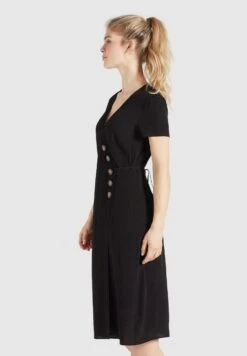 Khujo Porgy - Vestido Informal - Schwarz -Moda Tienda e624881ade3d4fafaf887f94729f2cbf