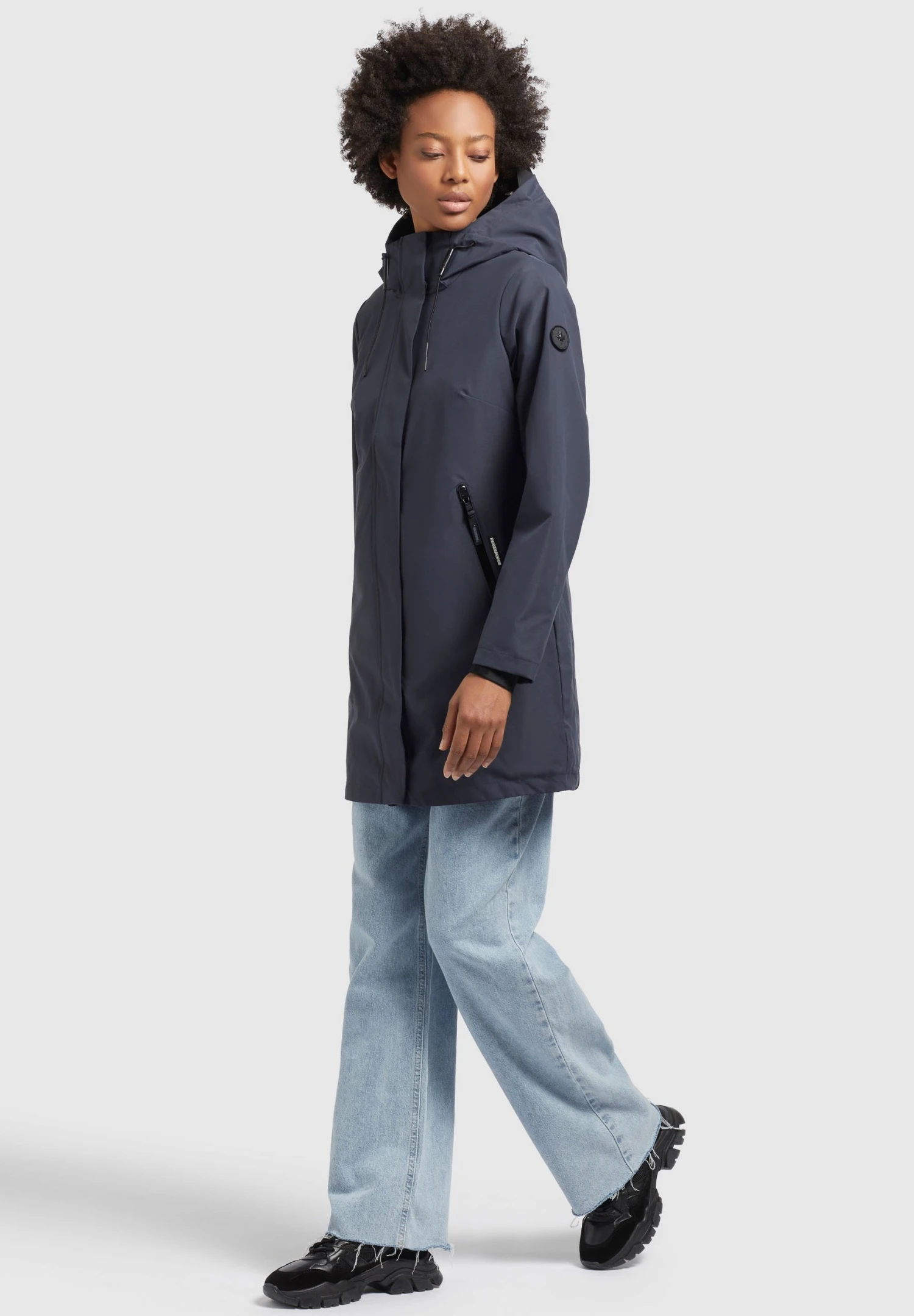 Khujo Izaf - Impermeable - Dunkelblau 4 Khujo Izaf - Impermeable - Dunkelblau - Image 2