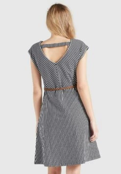 Khujo Leifa - Vestido Informal - Dunkelblau-Weiß Gestreift 13 Khujo Leifa - Vestido Informal - Dunkelblau-Weiß Gestreift -Moda Tienda ee6166a468f24730a625576628f60b13