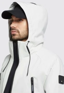 Khujo Adam - Impermeable - Hellgrau -Moda Tienda f2ed6511727a4d16ae89f9269239cf96