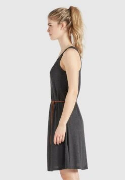 Khujo Padma - Vestido Ligero - Dunkelgrau Meliert -Moda Tienda f567bdaa51ba4903b0b254a7a07c1569