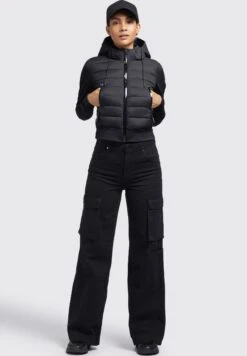 Khujo Dalis Matt - Chaqueta De Entretiempo - Schwarz -Moda Tienda fad8909976fa44aeaa7859200e95e3d2