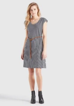 Khujo Leifa - Vestido Informal - Dunkelblau-Weiß Gestreift 18 Khujo Leifa - Vestido Informal - Dunkelblau-Weiß Gestreift -Moda Tienda fb1a0eb46bf8452b84f50535030081ef