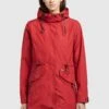 Khujo Felina - Impermeable - Rot -Moda Tienda fc9e0d67184a4ac39fb1028676d055b9